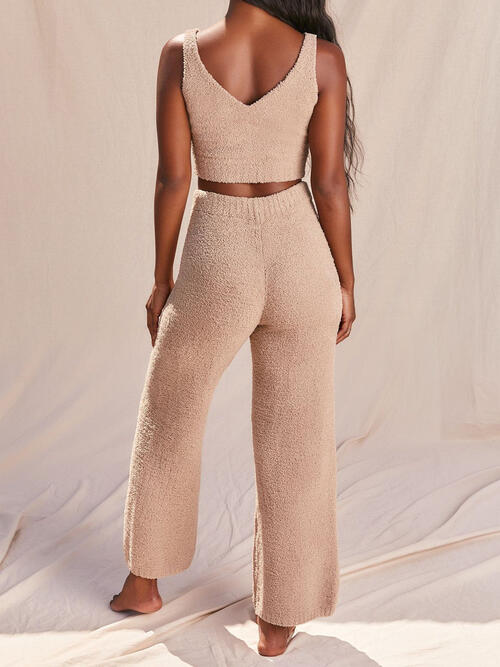 V-Neck Tank and Pants Set - Luna Haru