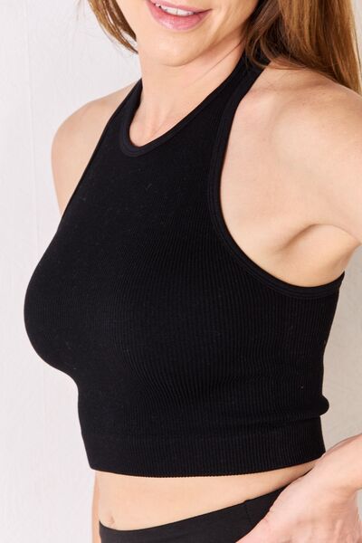 Zenana Full Size Ribbed Racerback Tank - Luna Haru