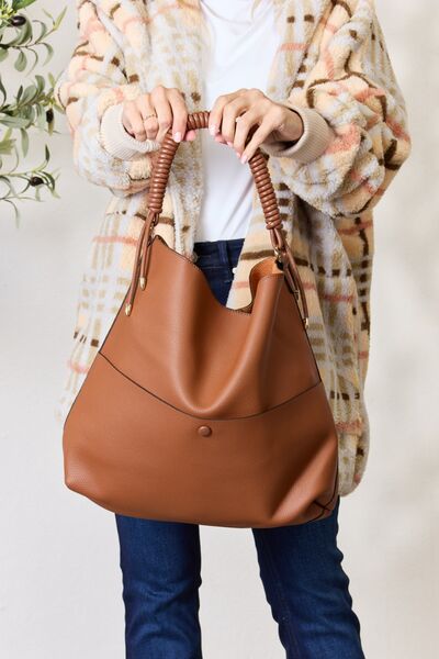 SHOMICO Vegan Leather Handbag with Pouch - Luna Haru