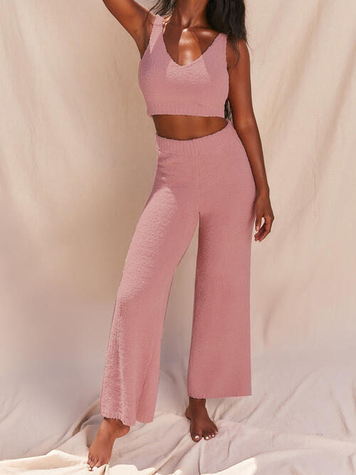 V-Neck Tank and Pants Set - Luna Haru